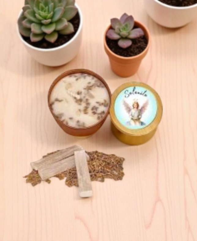 Candela Energetica Selenite - immagine 2