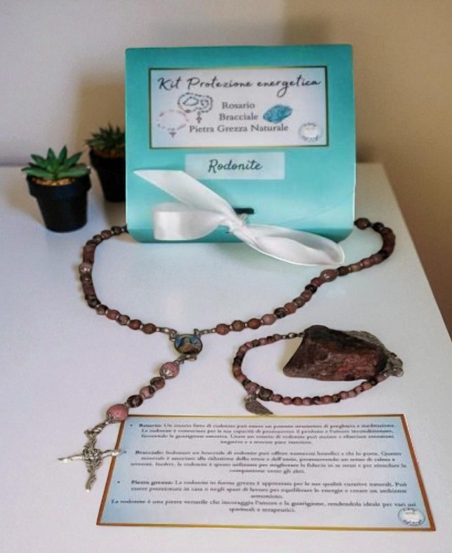 Kit di protezione energetica Rodonite