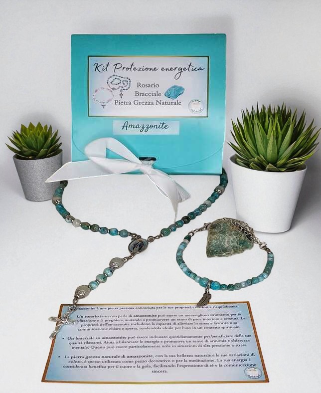 Kit di protezione energetica Amazzonite