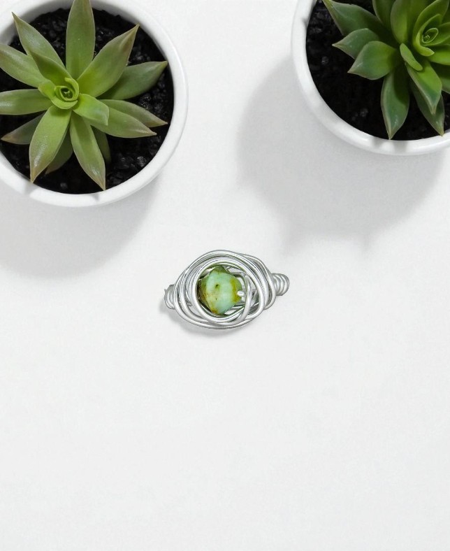 Anello Crisoprasio: Serenità Interiore