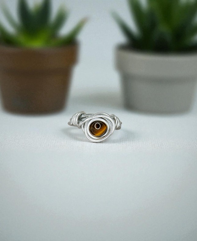 Anello Occhio di Tigre : Protezione e Coraggio
