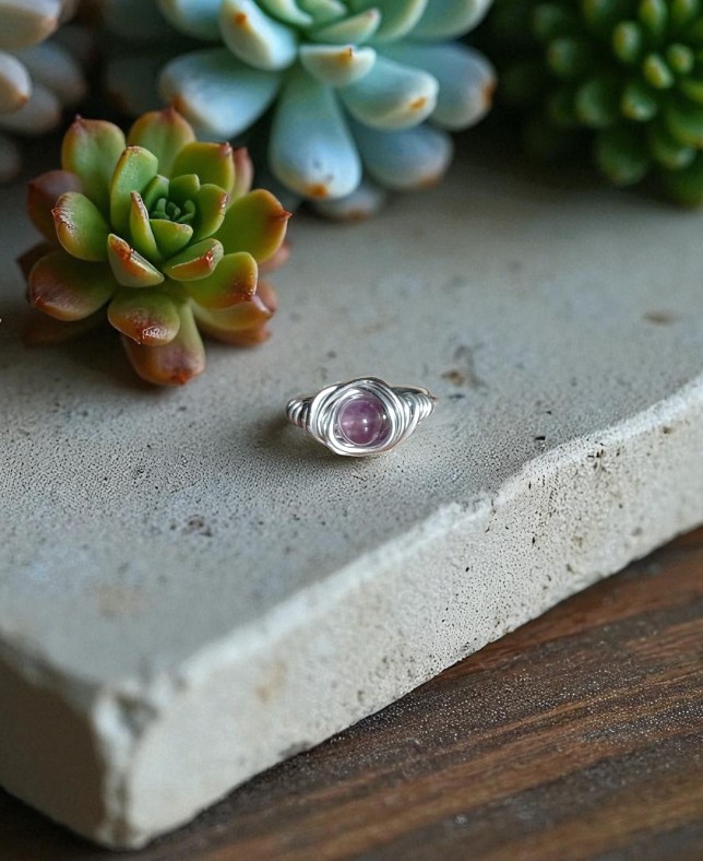 Anello Ametista : Riduzione Stress e Chiarezza Mentale