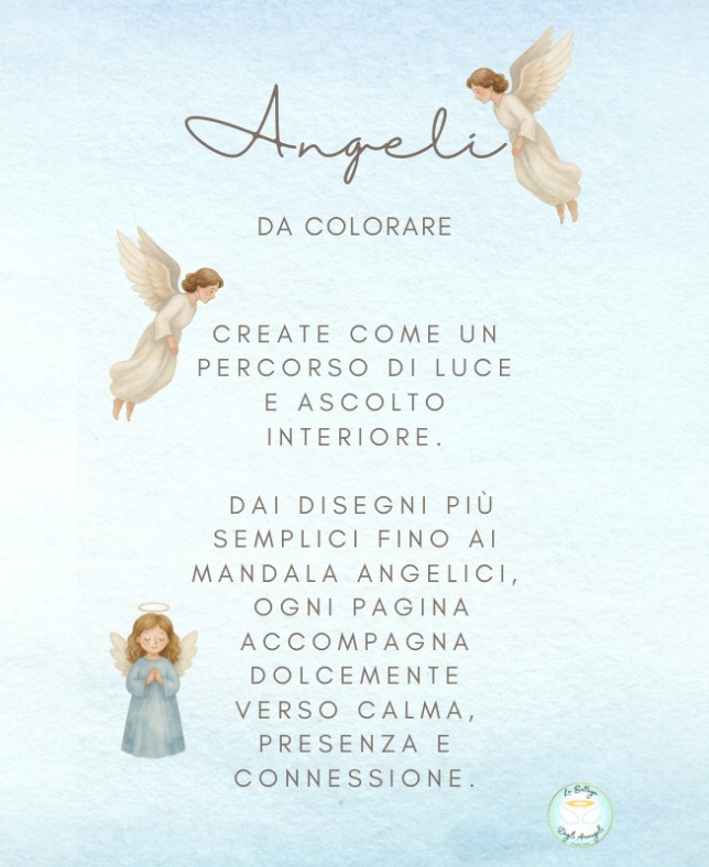 Ali di Luce – Angeli da Colorare per l’Anima