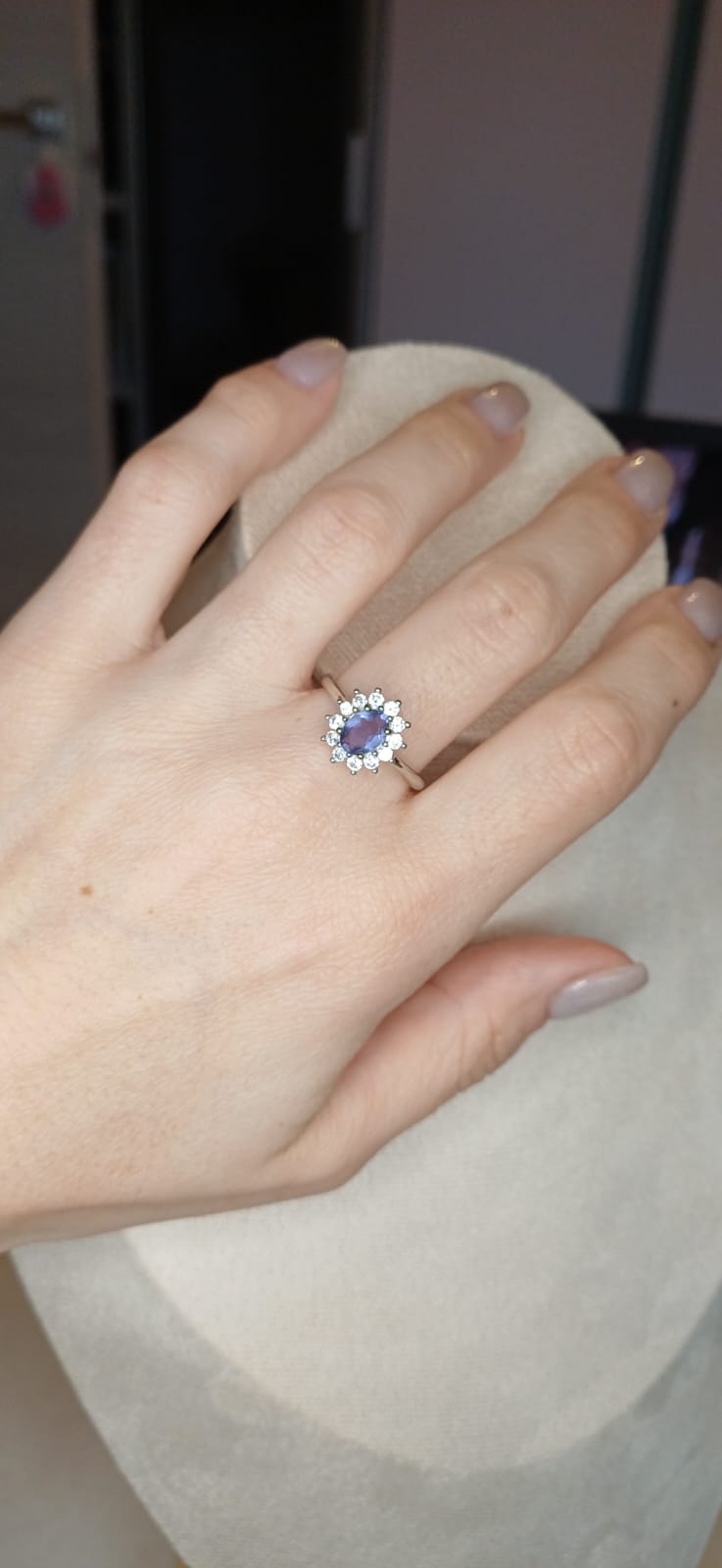Anello Royal – Fluorite Naturale | Chiarezza Mentale e Armonia dei Pensieri - immagine 2