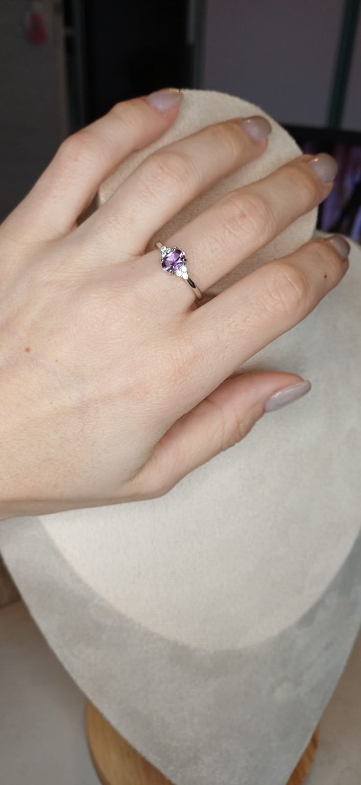 Anello Royal – Ametista Naturale | Pace Profonda e Connessione Spirituale - immagine 2