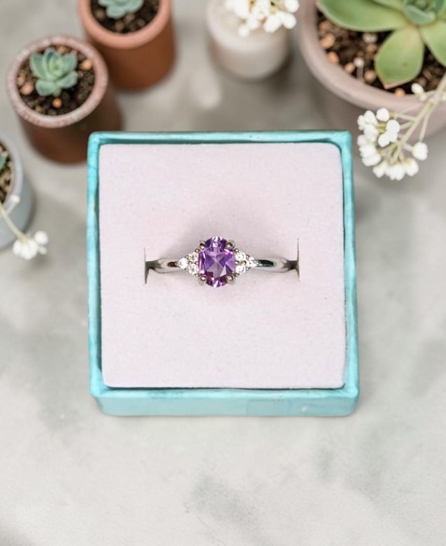 Anello Royal – Ametista Naturale | Pace Profonda e Connessione Spirituale