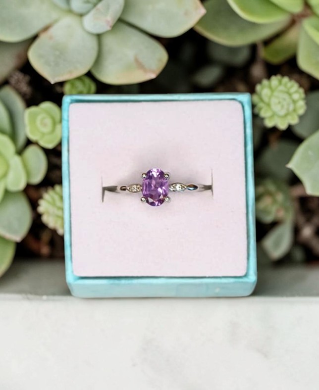 Anello Royal – Ametista Naturale | Pace Profonda e Connessione Spirituale