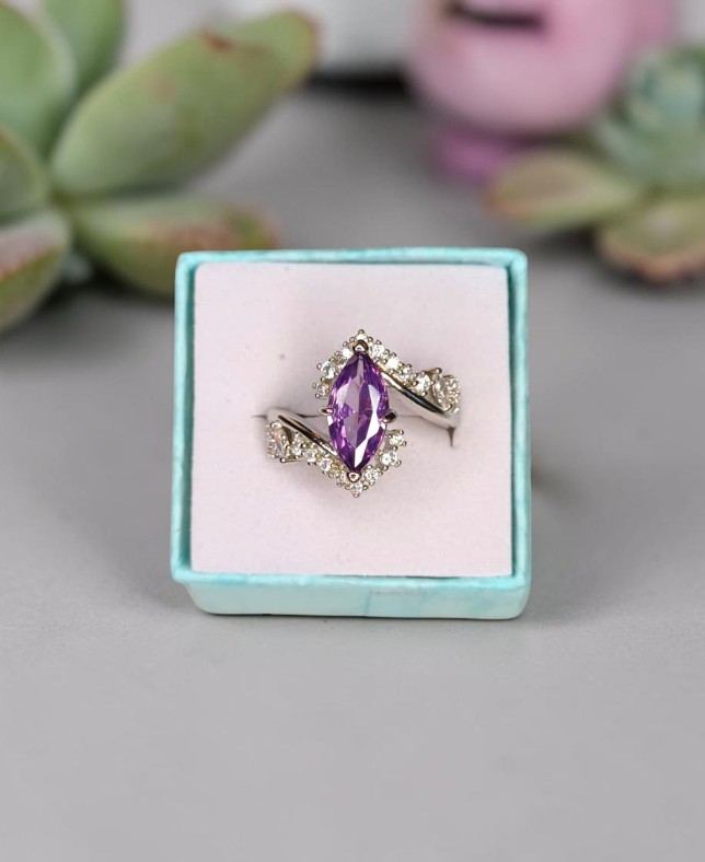 Anello Royal – Ametista Naturale | Pace Profonda e Connessione Spirituale