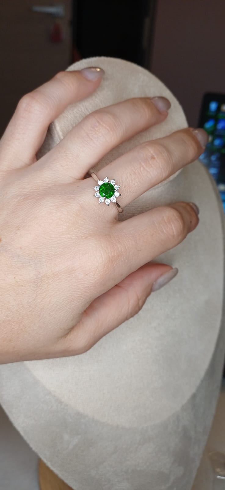 Anello Royal – Diopside Naturale | Equilibrio, Rigenerazione e Connessione - immagine 2