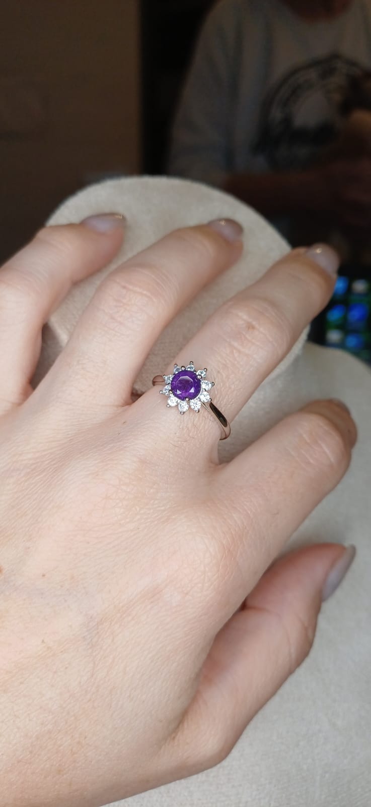 Anello Royal – Ametista Naturale | Pace Profonda e Connessione Spirituale - immagine 2