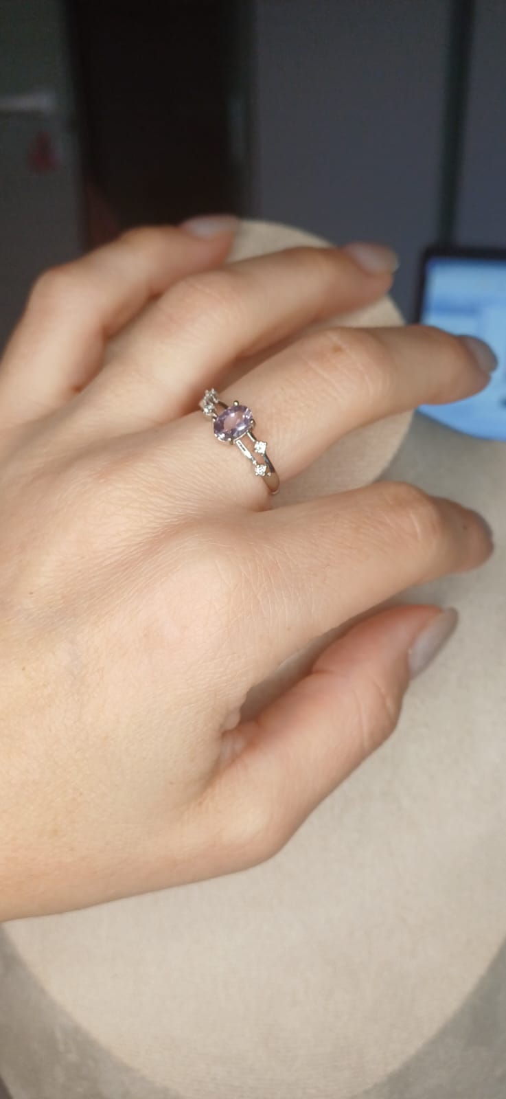 Anello Royal – Ametista Naturale | Pace Profonda e Connessione Spirituale - immagine 3
