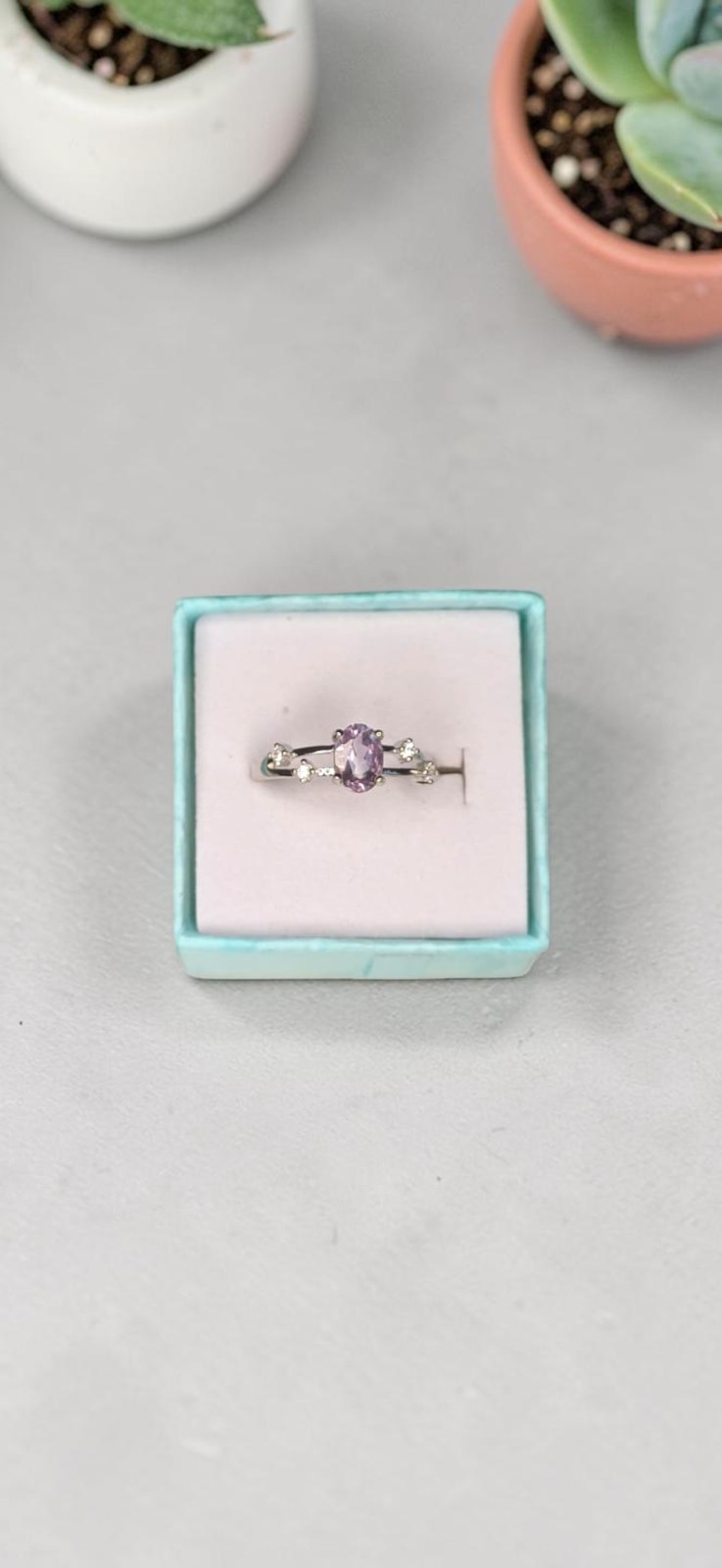 Anello Royal – Ametista Naturale | Pace Profonda e Connessione Spirituale - immagine 4